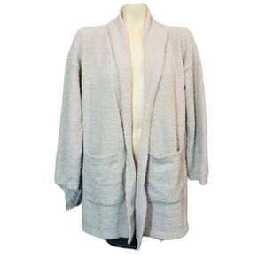 SWEATER SALE 3/$30 RDI Light Gray Pocket Cardigan Size XS